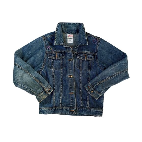 Vtg 1990s Disney Princesses Denim Jacket Size Large - Picture 2 of 10